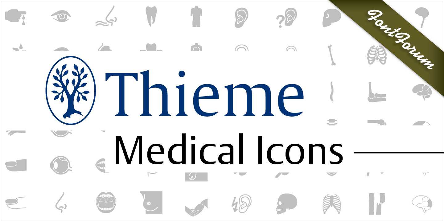 Schriftart Medical Icons